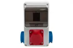 Rozdzielnica ULISSE 6M MINI - gniazda 32A 5p, 2x230V IP44