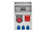 Rozdzielnica ULISSE 12M - gniazda 32A 5p, 63A 5p, 3x230V IP44