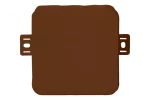 Puszka hermetyczna V7, 400V, 100x100x41, brązowa-klik IP54