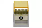 Blok rozdzielczy VBR 400A-8 (1x50 / 8x25) Al/Cu - żółty