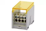 Blok rozdzielczy VBR 400A-8 (1x50 / 8x25) Al/Cu - żółty