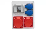 Rozdzielnica R-240 4M - gniazda 16A 5p, 32A 5p, 2x230V IP44