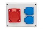 Rozdzielnica R-190 - gniazda 32A 5p, 2x230V IP44
