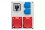 Rozdzielnica R-240 - gniazda 2x32A 5p, 2x230V, L/P (32A) IP44