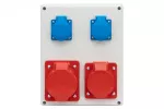 Rozdzielnica R-240 - gniazda 2x16A 5p, 2x230V IP44