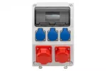 Rozdzielnica CAJA 9M - gniazda 2x32A 5p, 3x230V IP44