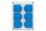 Rozdzielnica R-190 - gniazda 6x230V IP44