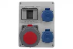 Rozdzielnica R-240 4M - gniazda 32A 5p, 2x230V IP65