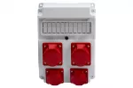 Rozdzielnica CAJA 11M - gniazda 3x16A 5p, 32A 5p IP44