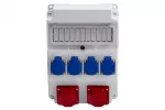 Rozdzielnica CAJA 11M - gniazda 16A 5p, 32A 5p, 4x230V IP44