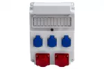 Rozdzielnica CAJA 11M - gniazda 16A 5p, 32A 5p, 3x230V IP44