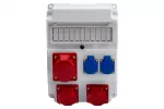Rozdzielnica CAJA 11M - gniazda 3x32A 5p, 2x230V IP44