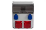 Rozdzielnica CAJA 12M - gniazda 16A 5p, 32A 5p, 2x230V IP44