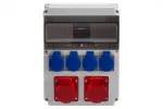 Rozdzielnica CAJA 12M - gniazda 2x32A 5p, 4x230V IP44