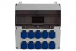 Rozdzielnica LAGO 17M - gniazda 10x230V IP44