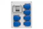 Rozdzielnica R-240 4M - gniazda 6x230V IP44