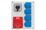 Rozdzielnica R-240 - gniazda 16A 5p, 4x230V, L/P (16A) IP44