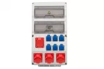 Rozdzielnica CAJA 26M - gniazda 16/5, 3x32/5, 6x230V IP44