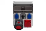 Rozdzielnica CAJA 12M - gniazda 32/5, 63A 5p, 2x230V, 0/1 (63A) IP44