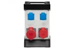 Rozdzielnica R-240 - gniazda 2x32A 5p, 2x230V, stelaż plastikowy IP44
