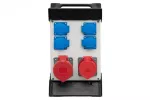 Rozdzielnica R-240 - gniazda 16A 5p, 32A 5p, 4x230V, stelaż plastikowy IP44