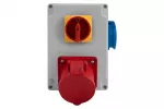 Rozdzielnica RS-KOMBI - gniazda 32A 5p, 230V, L/P (32A) IP44