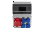 Rozdzielnica LAGO 10M BICOLOR - gniazda 32A 5p, 4x230V IP44