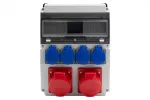 Rozdzielnica CAJA 12M BICOLOR - gniazda 16A 5p, 32A 5p, 4x230V IP44