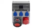 Rozdzielnica CAJA 12M BICOLOR - gniazda 32A 5p, 63A 5p, 3x230V IP44