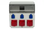 Rozdzielnica CAJA 15M - gniazda 3x32A 5p, 3x230V IP44