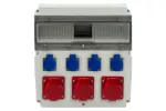 Rozdzielnica CAJA 15M - gniazda 3x16A 5p, 4x230V IP44