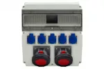 Rozdzielnica CAJA 15M - gniazda 2x63A 5p, 5x230V IP44