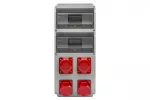Rozdzielnica CAJA 20M gniazda 4x32A 5p IP44