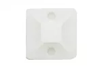 Element mocujący opaski 19x19 mm biały