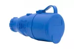 Gniazdo gumowe NOVA 16A 230V niebieskie IP44