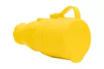 Gniazdo gumowe NOVA 16A 230V żółte IP44