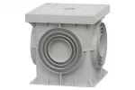 Studzienka probiercza gruntowa /szara/ 200mm x 200mm x 200mm IP40