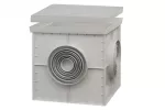 Studzienka probiercza gruntowa /szara/ 400mm x 400mm x 400mm IP40