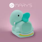 MARY'S lampka nocna z budzikiem Słonik na biegunach