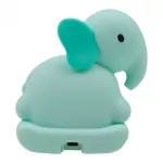 MARY'S lampka nocna z budzikiem Słonik na biegunach