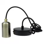 Oprawa sufitowa wisząca 2m E27 OSW-2 Mosiądz