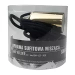 Oprawa sufitowa wisząca 2m E27 OSW-2 Złoto błysk