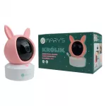MARY'S Nania kamera elektroniczna 2w1 Królik różowy Wifi TUYA