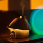 MARY'S Nawilżacz powietrza LED Grzybek różowy