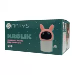 MARY'S Obrotowa niania kamera elektroniczna Królik różowy WiFi TUYA