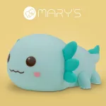 MARY'S lampka nocna LED Aksolotl niebieski