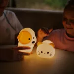 MARY'S lampka nocna RGB z dźwiękiem Słodki Kotek