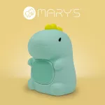 MARY'S lampka nocna LED RGB Dino z budzikiem
