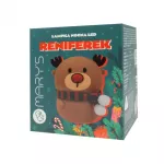 MARY'S lampka nocna LED Reniferek z szalikiem