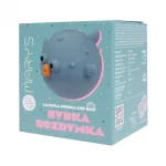 MARY'S lampka nocna LED Rybka rozdymka niebieska